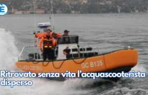 Ritrovato senza vita l’acquascooterista disperso