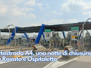 Autostrada A4, una notte di chiusura fra Rovato e Ospitaletto