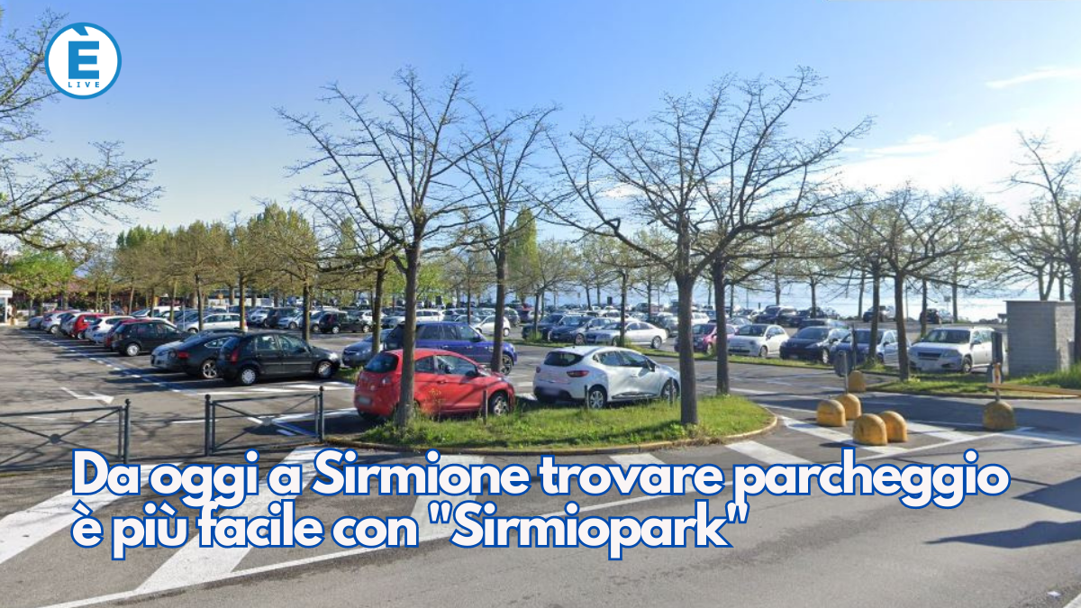 Da oggi a Sirmione trovare parcheggio è più facile con Sirmiopark -  ÈliveBrescia TV