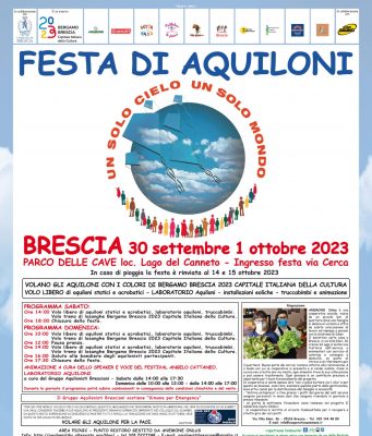 Festa di aquiloni al parco delle Cave