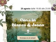 Cena in bianco & jeans il 25 agosto al Sassabanek