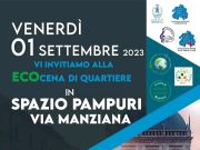 Appuntamento l’1 settembre: ECOcena di quartiere