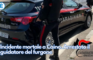 Incidente mortale a Caino. Arrestato il guidatore del furgone
