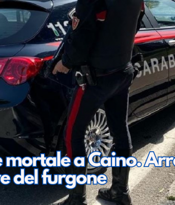 Incidente mortale a Caino. Arrestato il guidatore del furgone