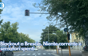 Blackout a Brescia. Niente corrente e semafori spenti