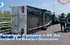 Pomeriggio di passione in A4: due incidenti fra Brescia e Desenzano