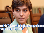 Frattini: “I femminicidi sono qualcosa di diverso dagli omicidi”