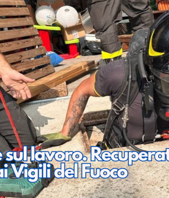 Incidente sul lavoro. Recuperati da un pozzo dai Vigili del Fuoco