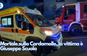 Mortale sulla Cordamolle, la vittima è Giuseppe Scuola