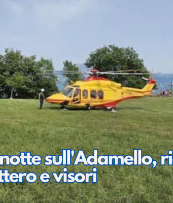 Passa la notte sull’Adamello, ricerche con elicottero e visori