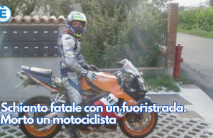 Schianto fatale con un fuoristrada. Morto un motociclista