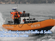 Barche sfrecciano nel Golfo di Salò. Multe anche di notte
