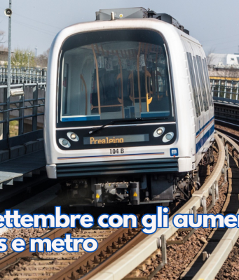 Arriva settembre con gli aumenti di treni, bus e metro