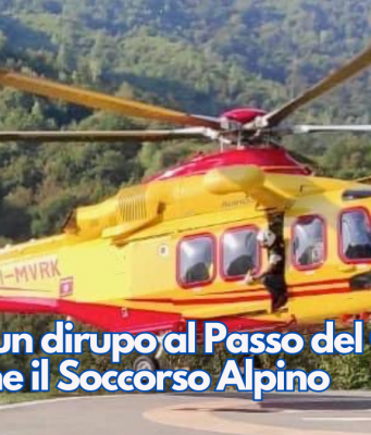 Cade in un dirupo al Passo del Cavallo. Interviene il Soccorso Alpino