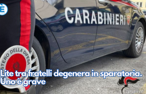 Lite tra fratelli degenera in sparatoria. Uno è grave