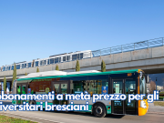Abbonamenti a metà prezzo per gli universitari bresciani