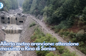 Allerta meteo arancione: attenzione massima a Rino di Sonico