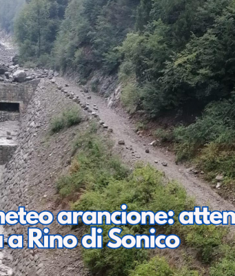 Allerta meteo arancione: attenzione massima a Rino di Sonico