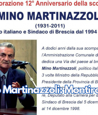 Via Mino Martinazzoli: Montirone è il primo