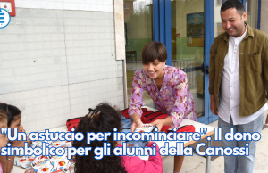 “Un astuccio per incominciare”. Il dono simbolico per gli alunni della Canossi