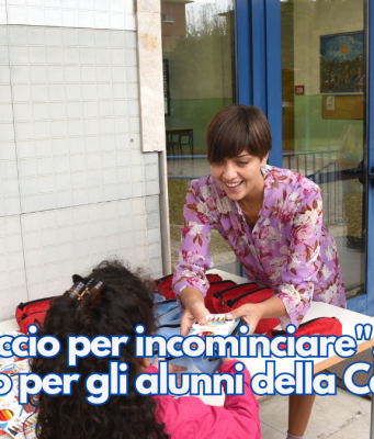 “Un astuccio per incominciare”. Il dono simbolico per gli alunni della Canossi