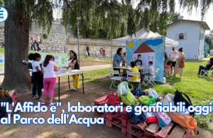 “L’Affido è”, laboratori e gonfiabili oggi al Parco dell’Acqua