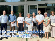 150 kit scuola per i bambini del quartiere Don Bosco
