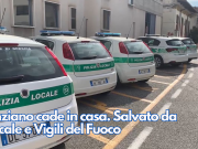 Anziano cade in casa. Salvato da Locale e Vigili del Fuoco
