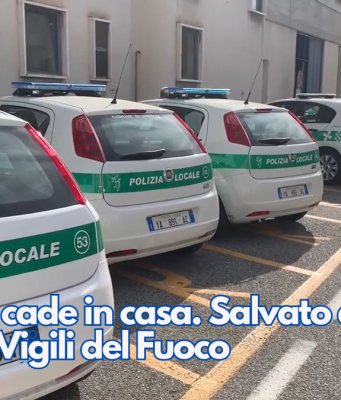 Anziano cade in casa. Salvato da Locale e Vigili del Fuoco