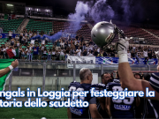 Bengals in Loggia per festeggiare la vittoria dello scudetto