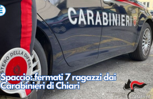 Spaccio: fermati 7 ragazzi dai Carabinieri di Chiari