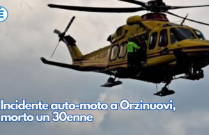 Incidente auto-moto a Orzinuovi, morto un 30enne
