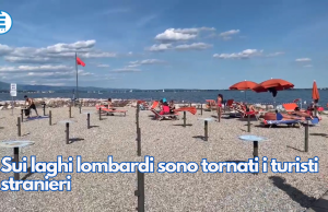 Sui laghi lombardi sono tornati i turisti stranieri