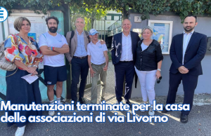 Manutenzioni terminate per la casa delle associazioni di via Livorno