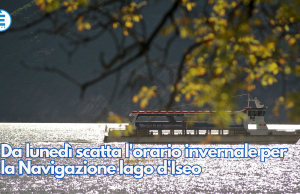 Da lunedì scatta l’orario invernale per la Navigazione lago d’Iseo