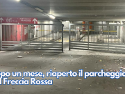 Dopo un mese, riaperto il parcheggio del Freccia Rossa