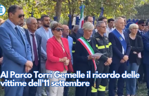 Al Parco Torri Gemelle il ricordo delle vittime dell’11 settembre