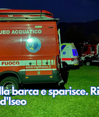 Cade dalla barca e sparisce. Ricerche sul Lago d’Iseo