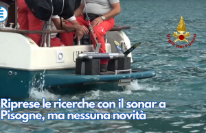 Riprese le ricerche con il sonar a Pisogne, ma nessuna novità