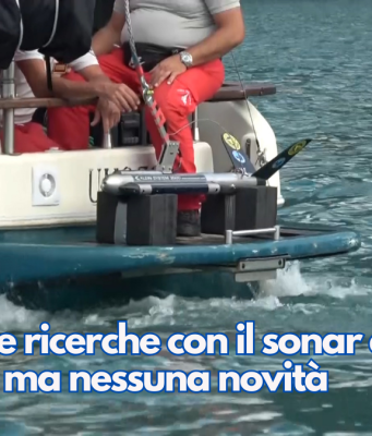 Riprese le ricerche con il sonar a Pisogne, ma nessuna novità