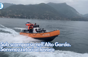Sub scomparso nell’Alto Garda. Sommozzatori al lavoro