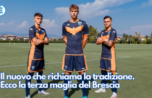 Il nuovo che richiama la tradizione. Ecco la terza maglia del Brescia