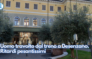 Uomo travolto dal treno a Desenzano. Ritardi pesantissimi