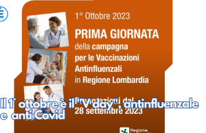 Il 1° ottobre è il “V day”, antinfluenzale e anti Covid
