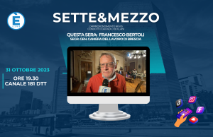 Sette&Mezzo, stasera con Francesco Bertoli