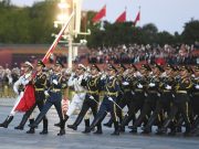 Cina: cerimonia di alzabandiera a Pechino per la Festa nazionale
