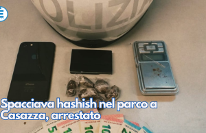 Spacciava hashish nel parco a Casazza, arrestato