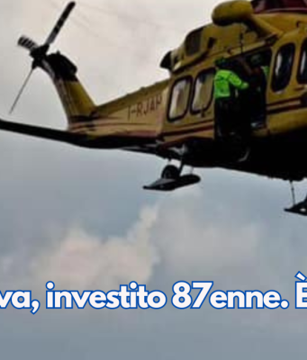 Villanuova, investito 87enne. È grave