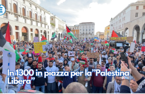 In 1300 in piazza per la”Palestina Libera”