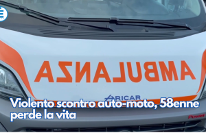 Violento scontro auto-moto, 58enne perde la vita